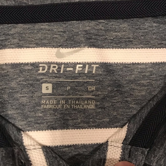 NWT Women’s Nike Dri-Fit Striped Polo Size S - Picture 6 of 8